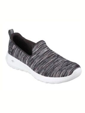 Skechers GOwalk Knit Sneakers Women’s 7 Black Comfort Lightweight Slip-On Sporty